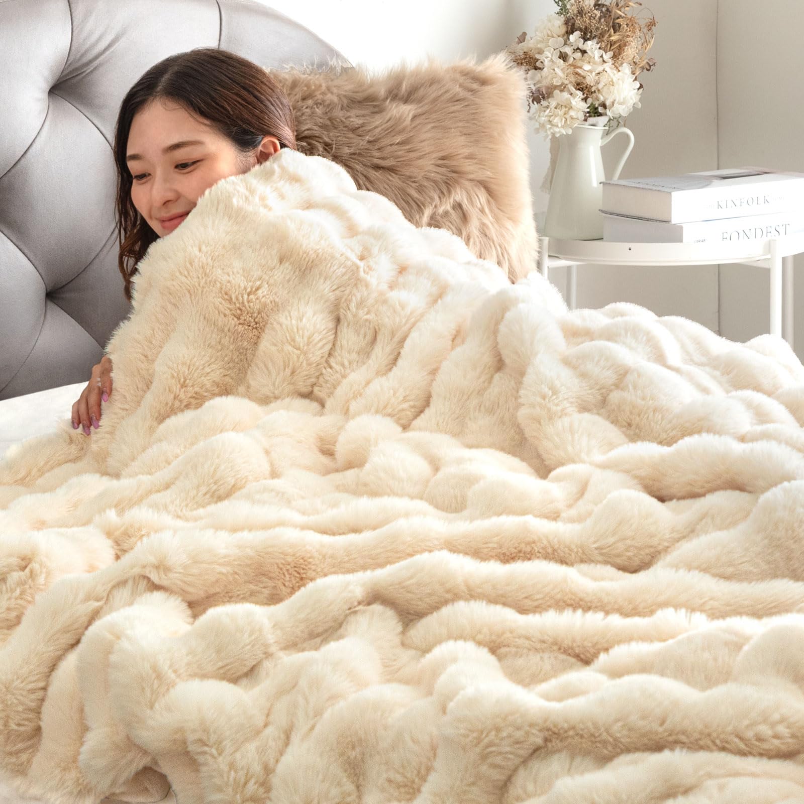 Amazon｜タンスのゲン もはや、うさぎ。 毛布 シングル 洗える 2枚